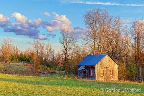 Old Building At Sunset_23236.jpg - Photographed at Rosedale, Ontario, Canada.